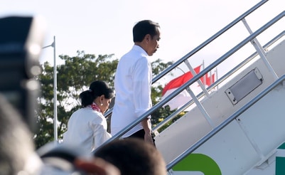 Presiden Jokowi dan Ibu Negara Bertolak Menuju Provinsi NTT