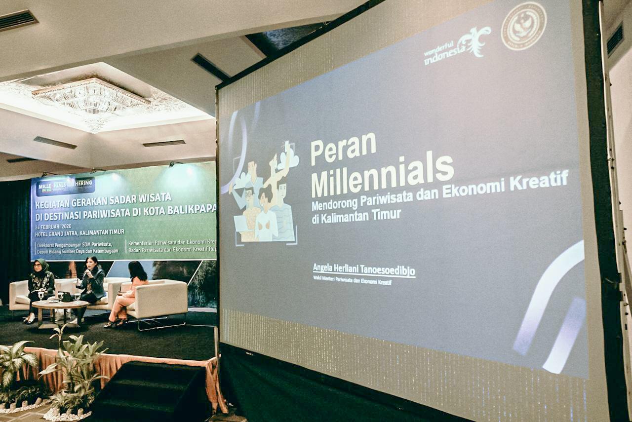 Milenial Berperan Besar dalam Pengembangan Pariwisata dan Ekonomi Kreatif