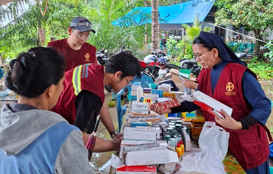 Gerak Cepat, Caritas Indonesia Buka Pos Layanan Kemanusiaan di Sibolga